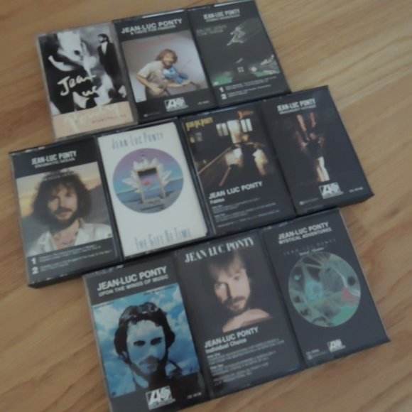 Jean Luc Ponty Lot 10 Cassette Tapes Atlantic + Columbia Label - Never Used - Picture 4 of 9